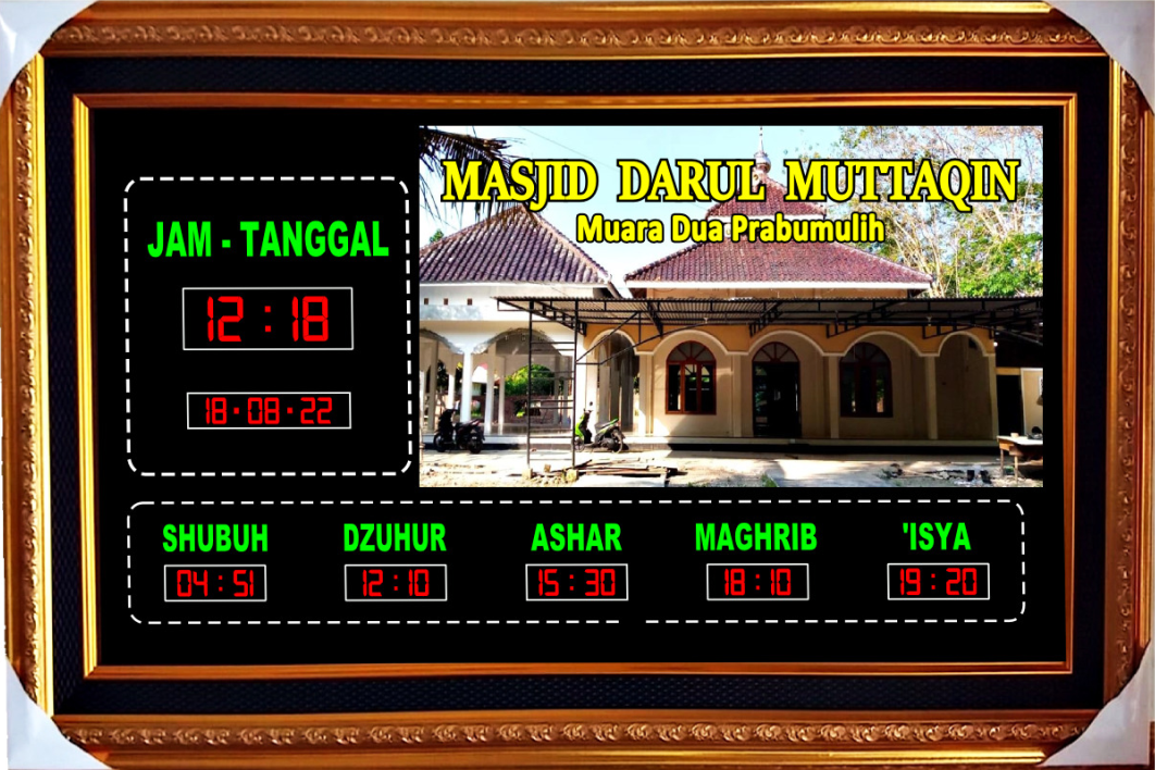 jam masjid 1